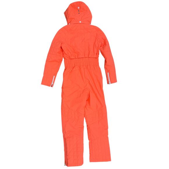 Free People All Prepped Ski Suit Jumpsuit In Neon Coral - Picture 7 of 9